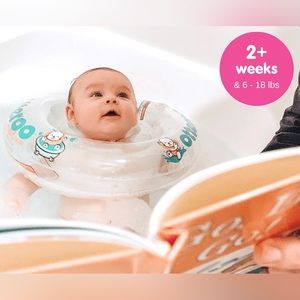 White and Blue Swimwear with Elegant Design